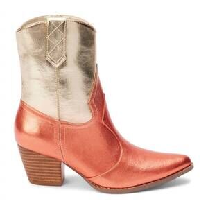 NEW COCONUTS BY MATISSE women's bambi western boots in gold ombre